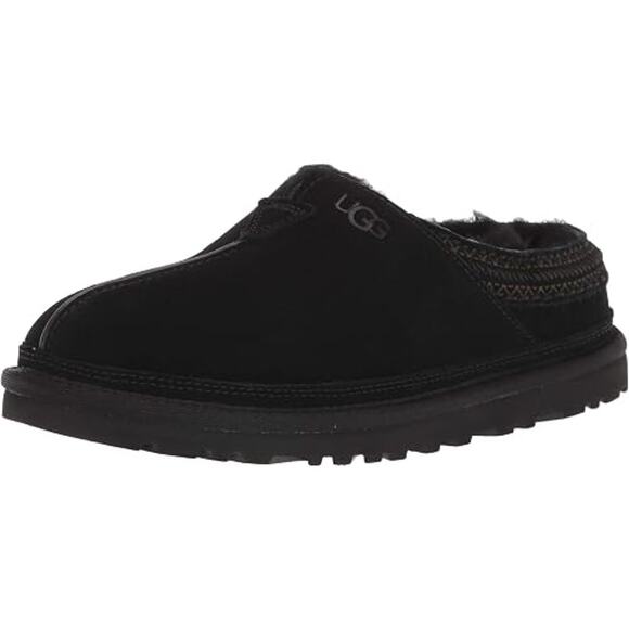 UGG Men\'s Neuman Slippers, Black, Size 11